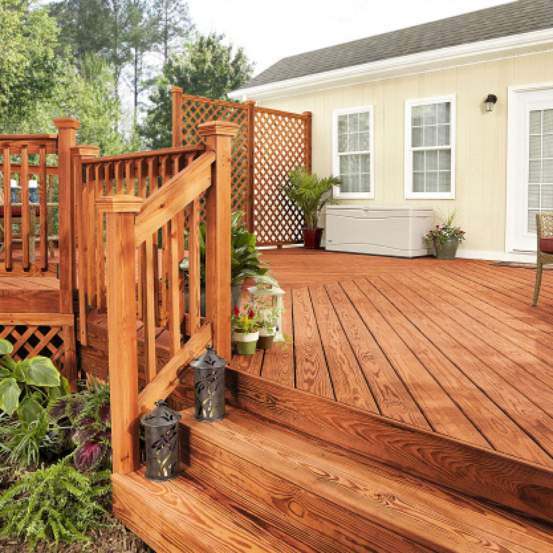 Deck cleaning service