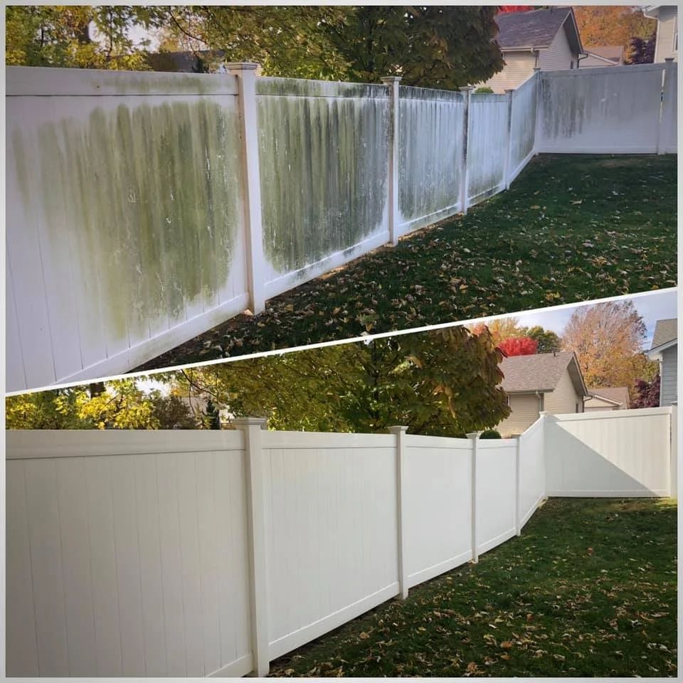 Commercial pressure washing exterior