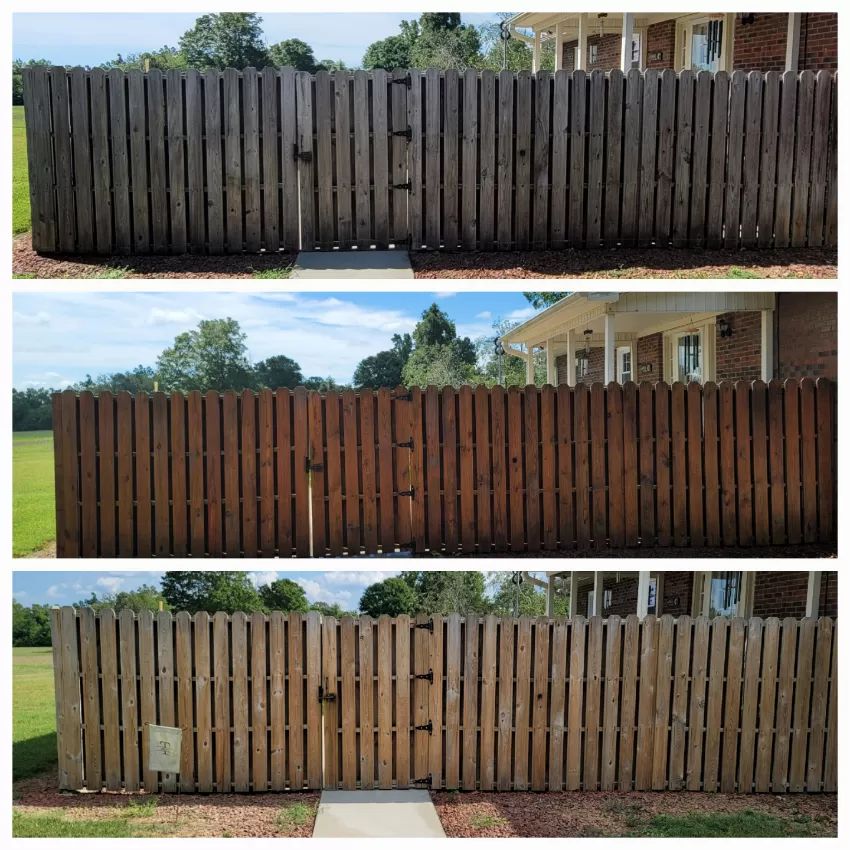 Fence cleaning service